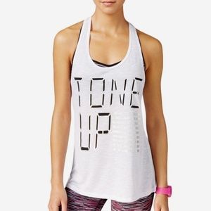 Material Girl “Tone Up” Strappy Tank Top Juniors L